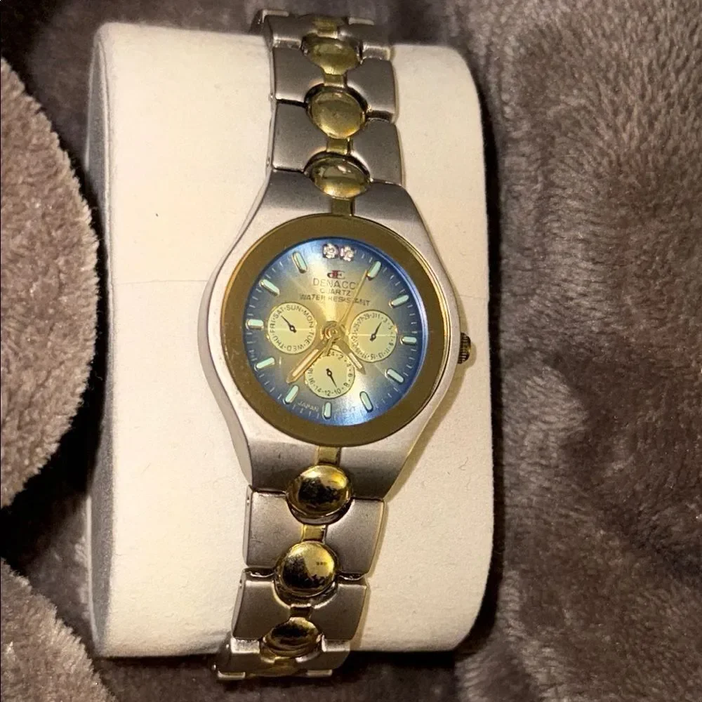 Elegant Silver and Gold Women's Watch